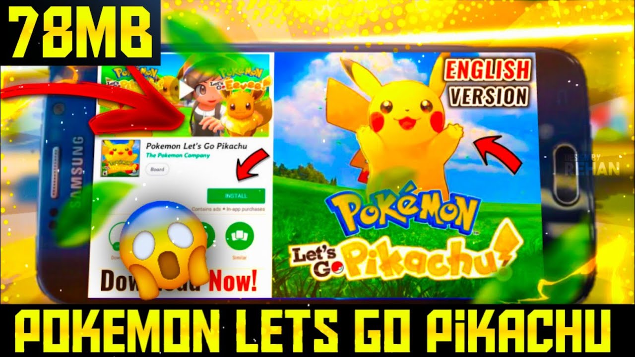 pokemon lets go pikachu download for android reddit